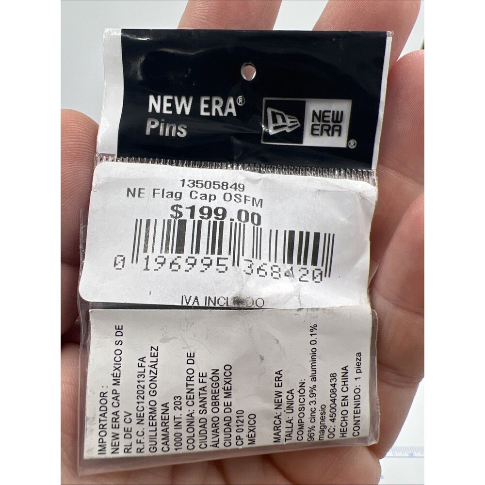 Lids New Era Fitted Hat Pin New Mint In Packaging - Picture 2 of 3